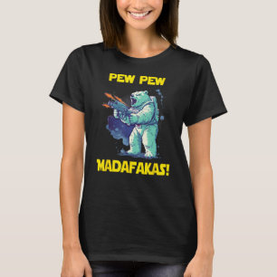 Weltraumamar Pew Madafakas Polar Bear T-Shirt