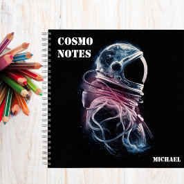 Weltraumastronaut, Astronomie, maßgeschneidert Notizbuch