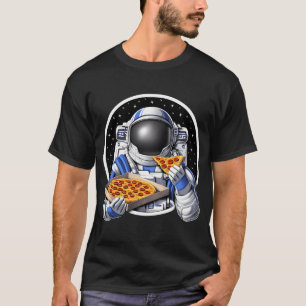 Weltraumastronaut isst Pizza T-Shirt