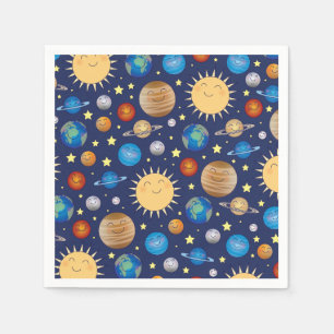 WeltraumBaby-Dusche Galaxy Universe Stars Serviette