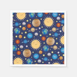 WeltraumBaby-Dusche Serviette