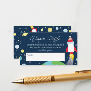 WeltraumBaby-Duschkabine Windschutzscheibe Begleitkarte