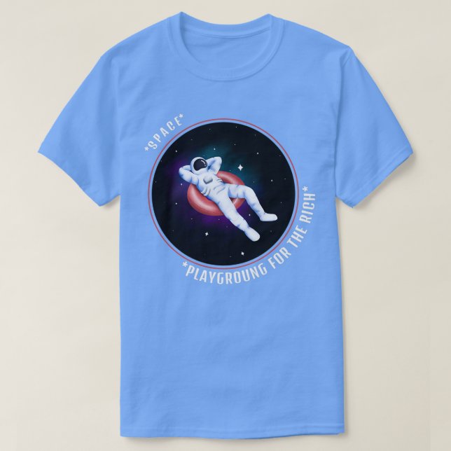Weltraumbahnstrecke T-Shirt (Design vorne)