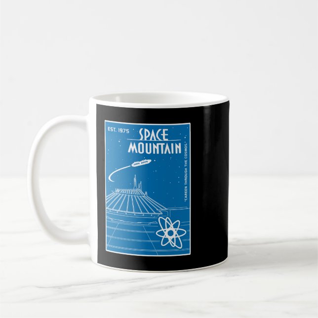 Weltraumberg (Blueprint) Kaffeetasse (Links)
