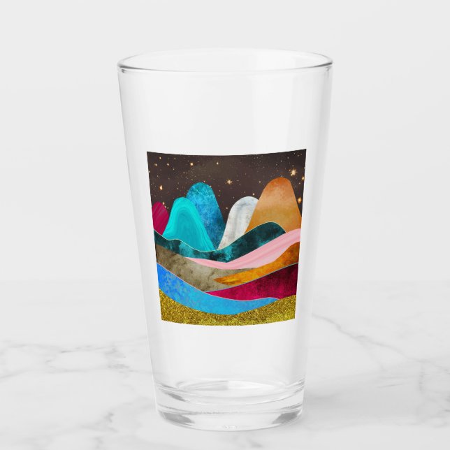 Weltraumberge Glas (Vorderseite)