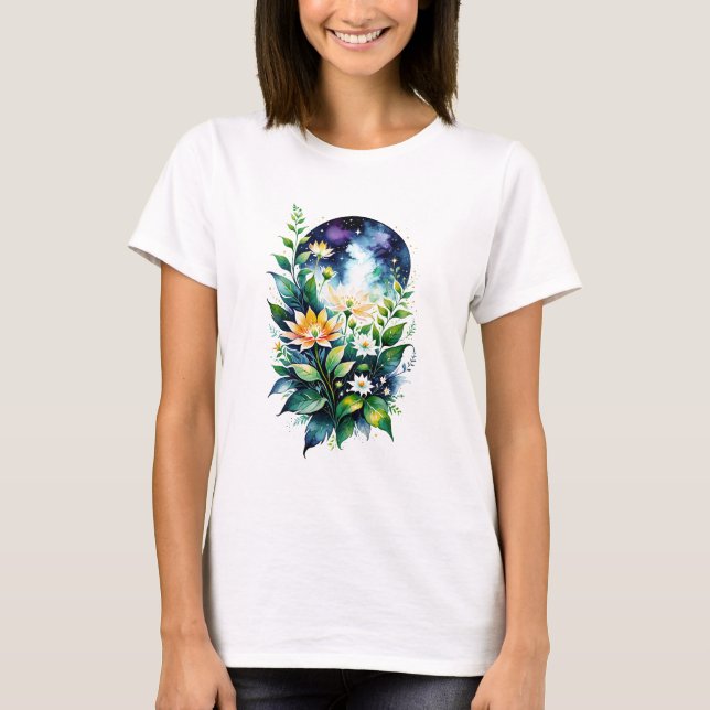 WeltraumBlume T-Shirt (Vorderseite)