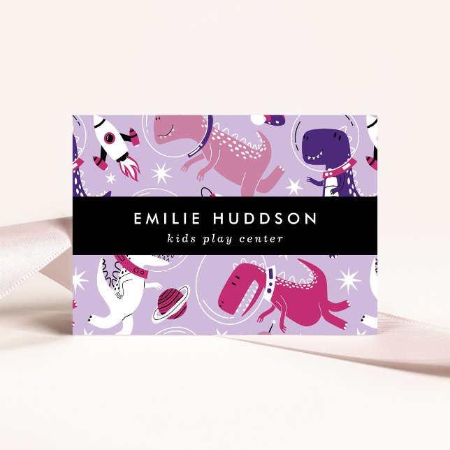 Weltraumdinosaurier, Kinderspielzentrum, Aktivität Visitenkarte (Von Creator hochgeladen)