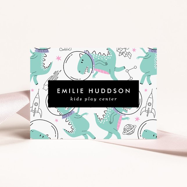 Weltraumdinosaurier, Kinderspielzentrum, Aktivität Visitenkarte (Von Creator hochgeladen)