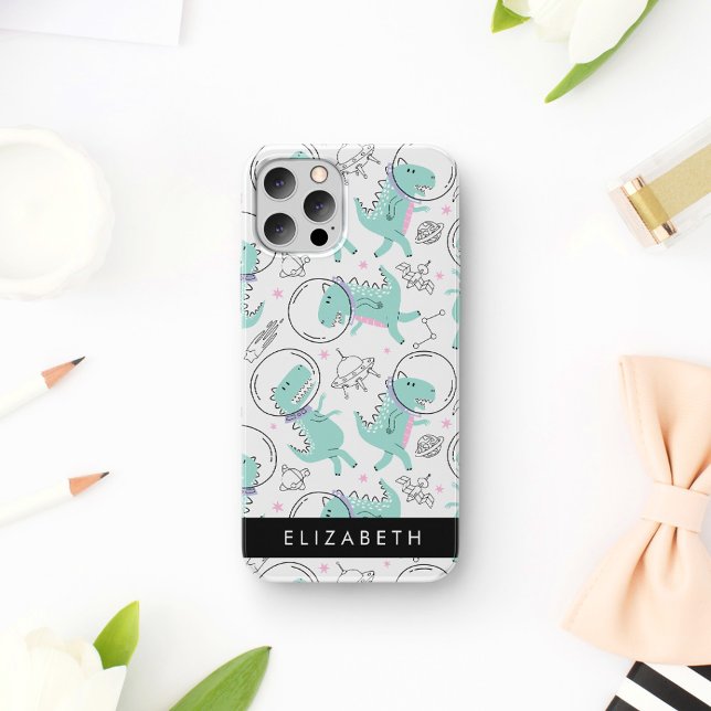 Weltraumdinosaurier, Niedliche Dinosaurier, Sterne Case-Mate iPhone Hülle (Von Creator hochgeladen)