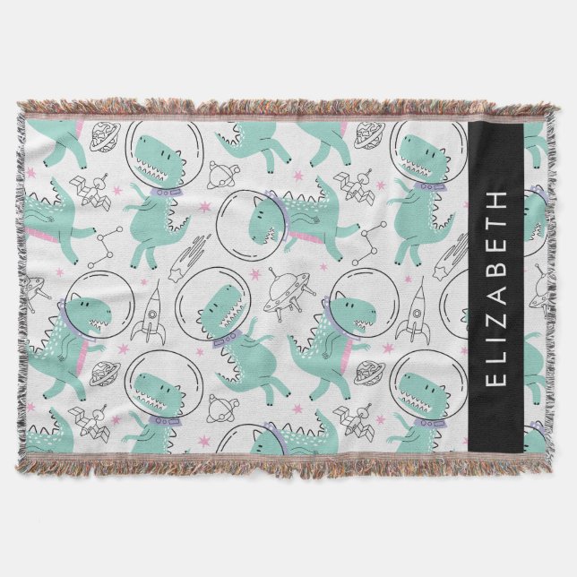 Weltraumdinosaurier, Niedliche Dinosaurier, Sterne Decke (Vorderseite)