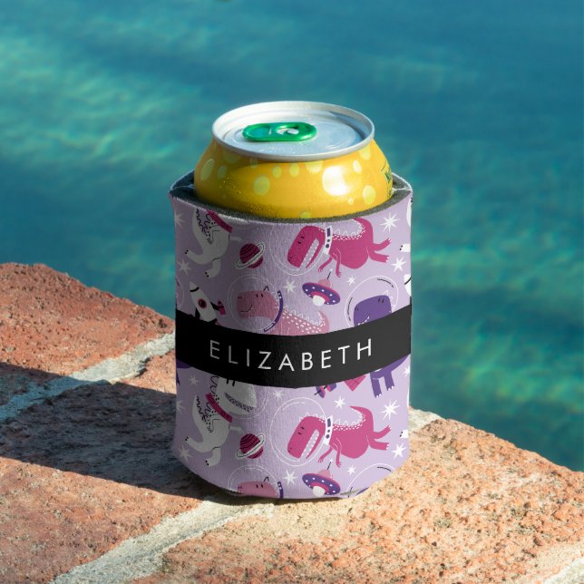 Weltraumdinosaurier, Niedliche Dinosaurier, Sterne Dosenkühler (In Situ Pool)