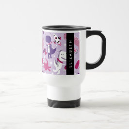 Weltraumdinosaurier, Niedliche Dinosaurier, Sterne Reisebecher