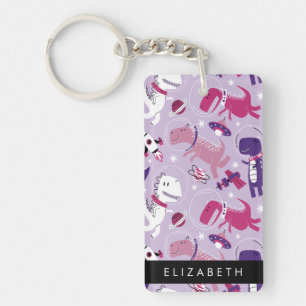 Weltraumdinosaurier, Niedliche Dinosaurier, Sterne Schlüsselanhänger