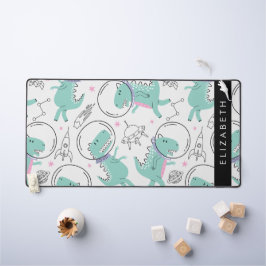 Weltraumdinosaurier, Niedliche Dinosaurier, Sterne Schreibtischunterlage