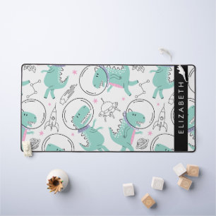 Weltraumdinosaurier, Niedliche Dinosaurier, Sterne Schreibtischunterlage