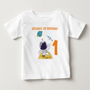 Weltraumentdecker Weltraum 1. Geburtstag Baby T-shirt