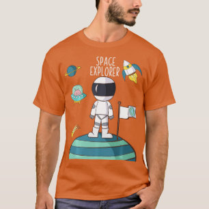 WeltraumExplorer-Suche Inspiriere Kinderjungen T-Shirt
