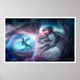 Weltraumexplosion Poster