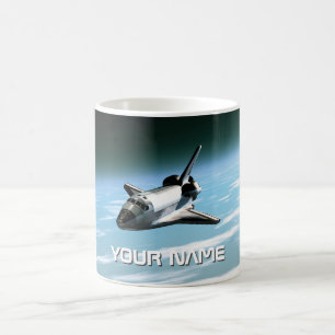 Weltraumfähre. Anpassbar Kaffeetasse
