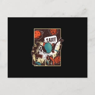 Weltraumfahrt Postkarte