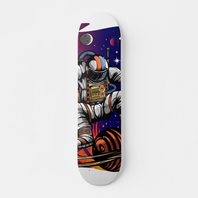 Weltraumfahrt Skateboard (Vorne)