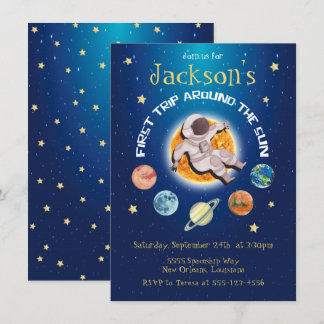 Weltraumfahrt zuerst durch die Sonne Astronautenpl Einladung