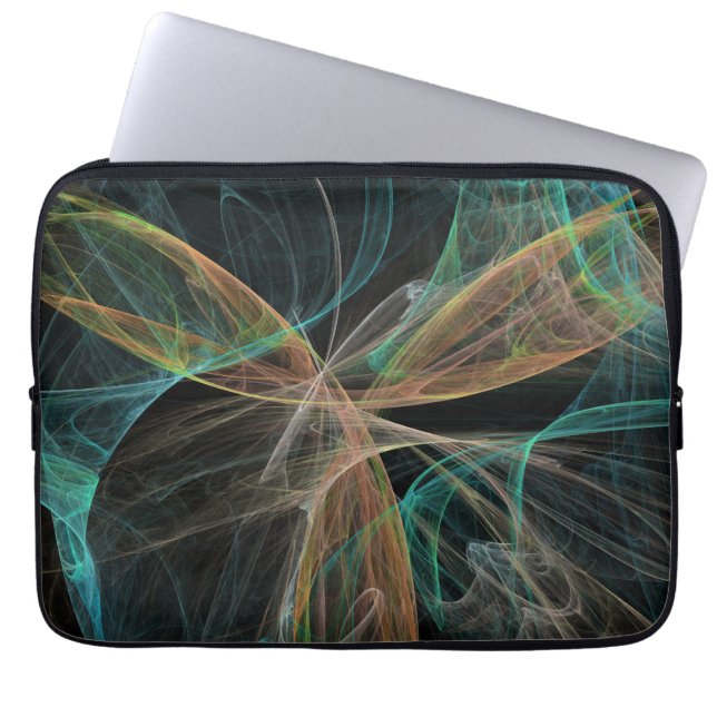 Weltraumfantasie Laptopschutzhülle (Vorderseite)