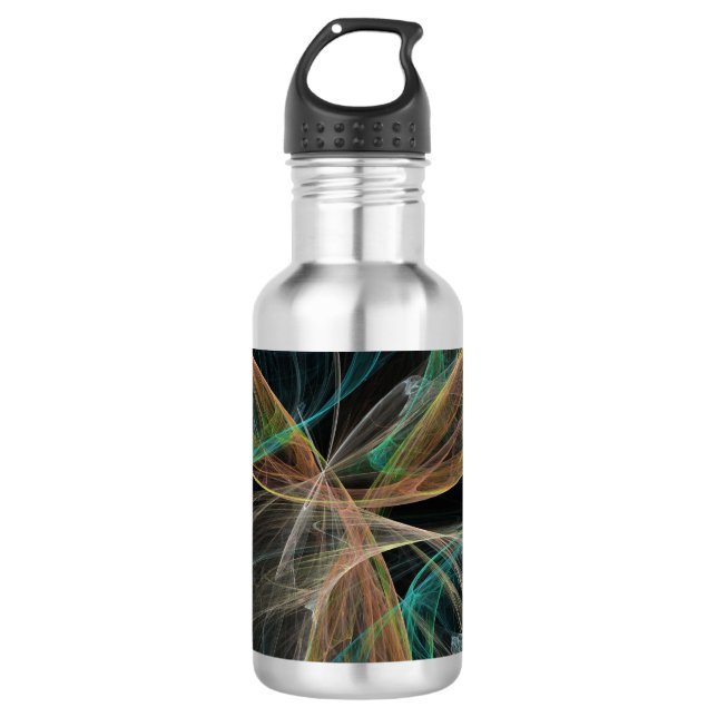 Weltraumfantasie Trinkflasche (Vorderseite)