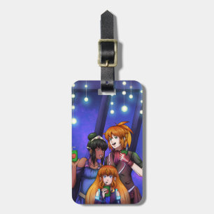 Weltraumfeier im neuen Jahr Gepäckanhänger