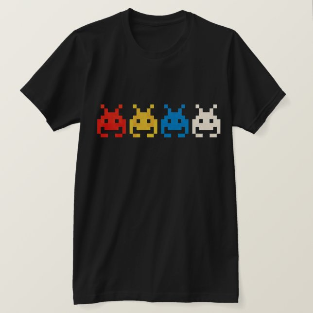 Weltraumfeinde T-Shirt (Design vorne)