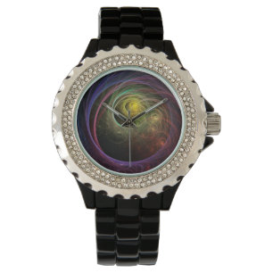 Weltraumfeuerwerk Armbanduhr