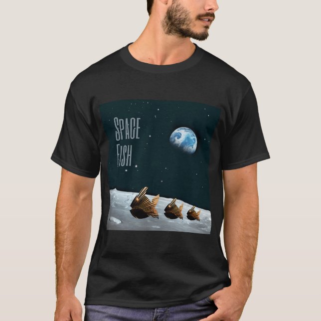Weltraumfisch T-Shirt (Vorderseite)