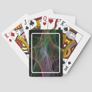 Weltraumflamme Spielkarten