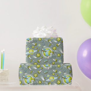 Weltraumforscher-Geburtstag Geschenkpapier
