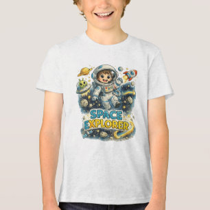 Weltraumforscher Tri-Blend Shirt