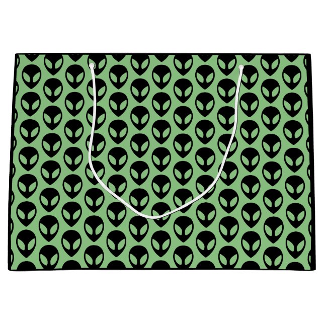 Weltraumforschung Alien Große Geschenktüte (Vorderseite)