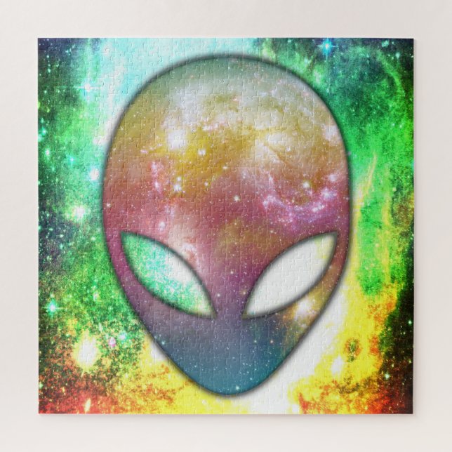 Weltraumforschung Alien Puzzle (Vertikal)