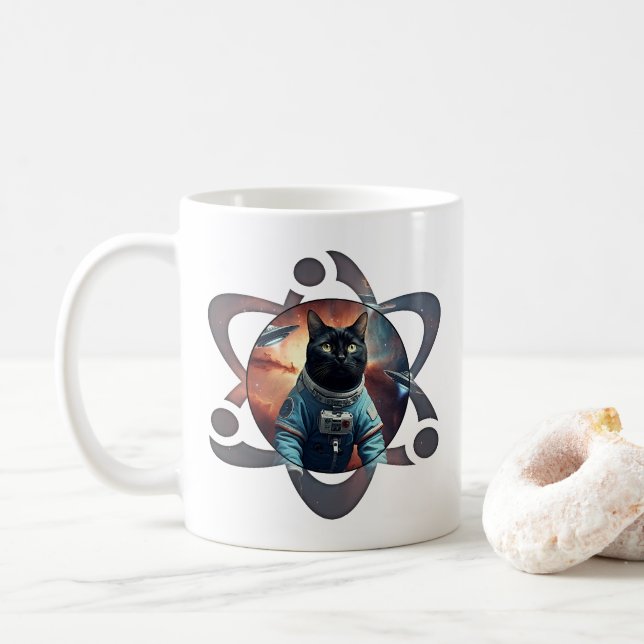 Weltraumforschung Kaffeetasse (Mit Donut)