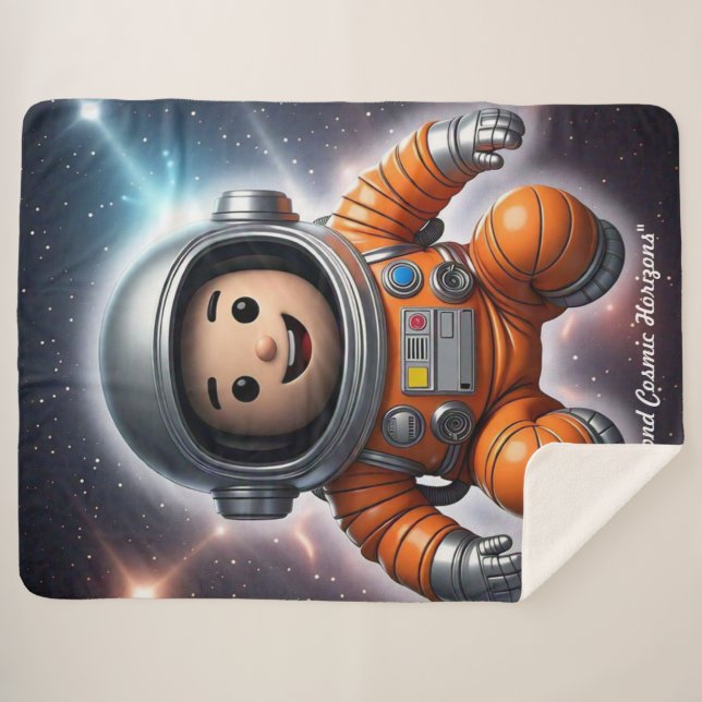 "Weltraumforschung" Sherpadecke (Vorderseite (Horizontal))