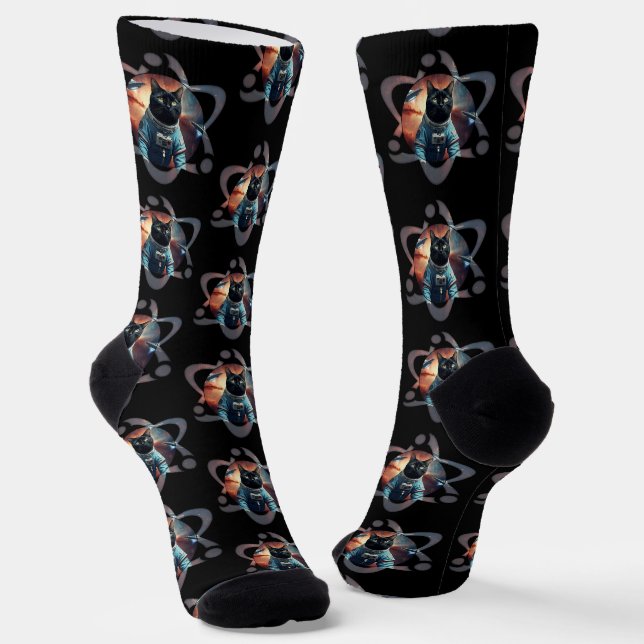 Weltraumforschung Socken (Gewinkelt)