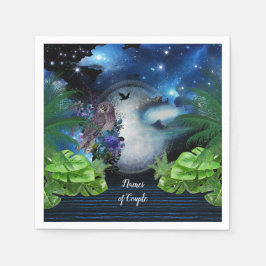 Weltraumgalaxie Hochzeitsdekor Serviette