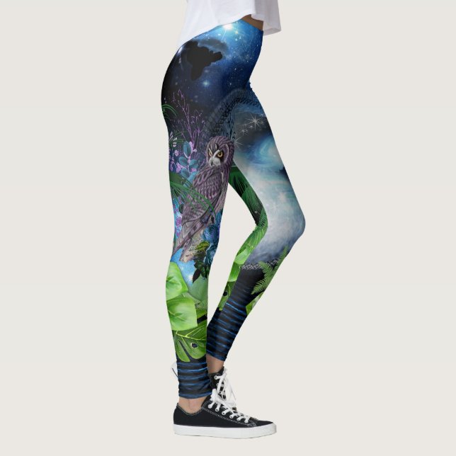 Weltraumgalaxie Leggings (Rechts)