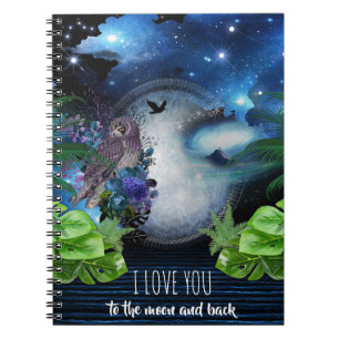 Weltraumgalaxie Notizblock