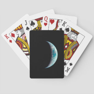 Weltraumgeek auf der Erde Spielkarten