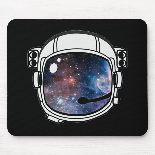 Weltraumhelm Mousepad (Vorne)