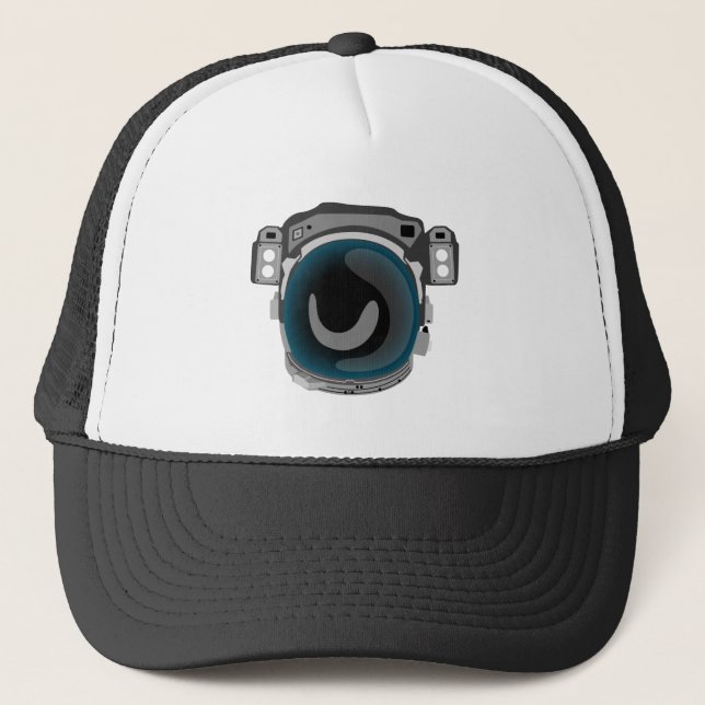 Weltraumhelm Truckerkappe (Vorderseite)