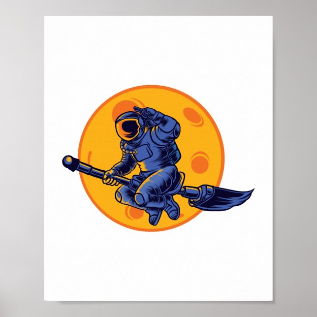 Weltraumhexe Poster (Vorne)