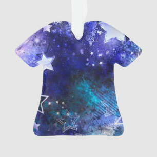 Weltraumhintergrund mit Sternen Ornament