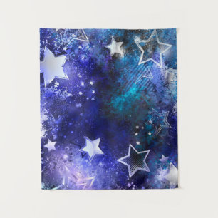 Weltraumhintergrund mit Sternen Wandteppich