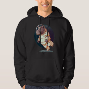 Weltraumhippo auf dem Galaxy Astronauten Hippopota Hoodie